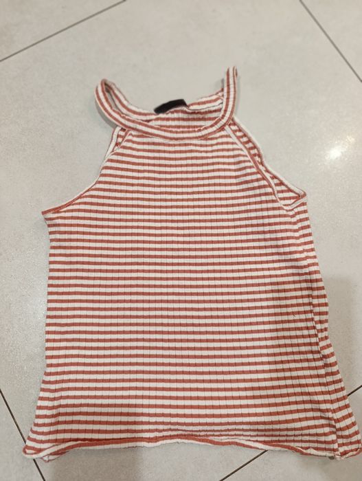 Koszulka na ramiączkach paski destination 158