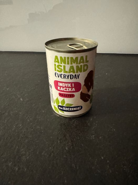 Animal Island Mokra Karma Dla Szczeniąt 
Indyk i Kaczka Puszka