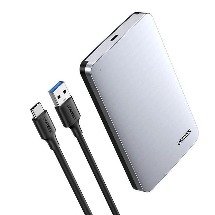 Ugreen kieszeń obudowa na dysk twardy 2,5" SATA 3.0 + kabel C 0,5m