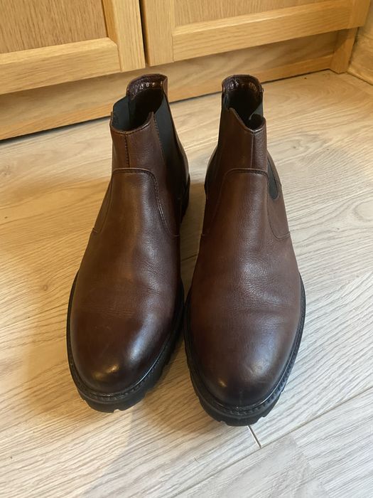 Brązowe ocieplane sztyblety RYŁKO