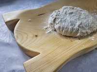 Niecka drewniana do wyrabiania ciasta i chleba koryto 30x50 cm