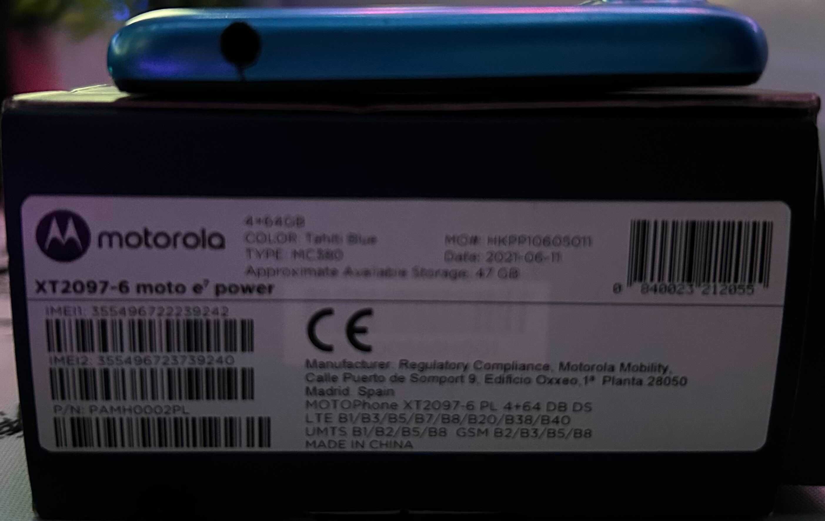 Motorola e7 Power 4/64 GB