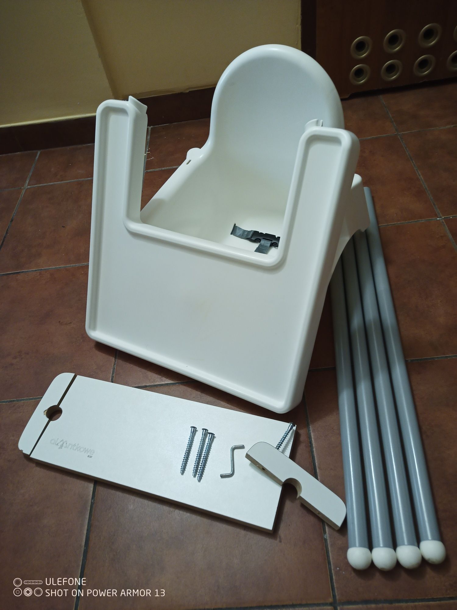 Krzesełko Ikea Antilop + Podnóżek z Alaantkowe BLW