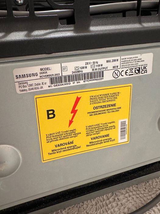 Mikrofala samsung ge83x Wrocław kuchenka mikrofalowa