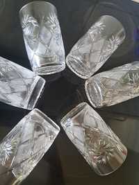Kryształowe szklanki PRL