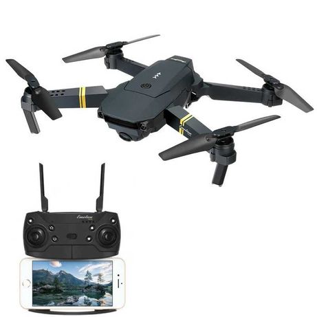Drone Eachine E58 WiFi FPV RTF Câmara 2MP - Dobrável Preto