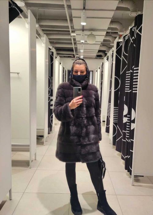 Натуральна шуба із норки