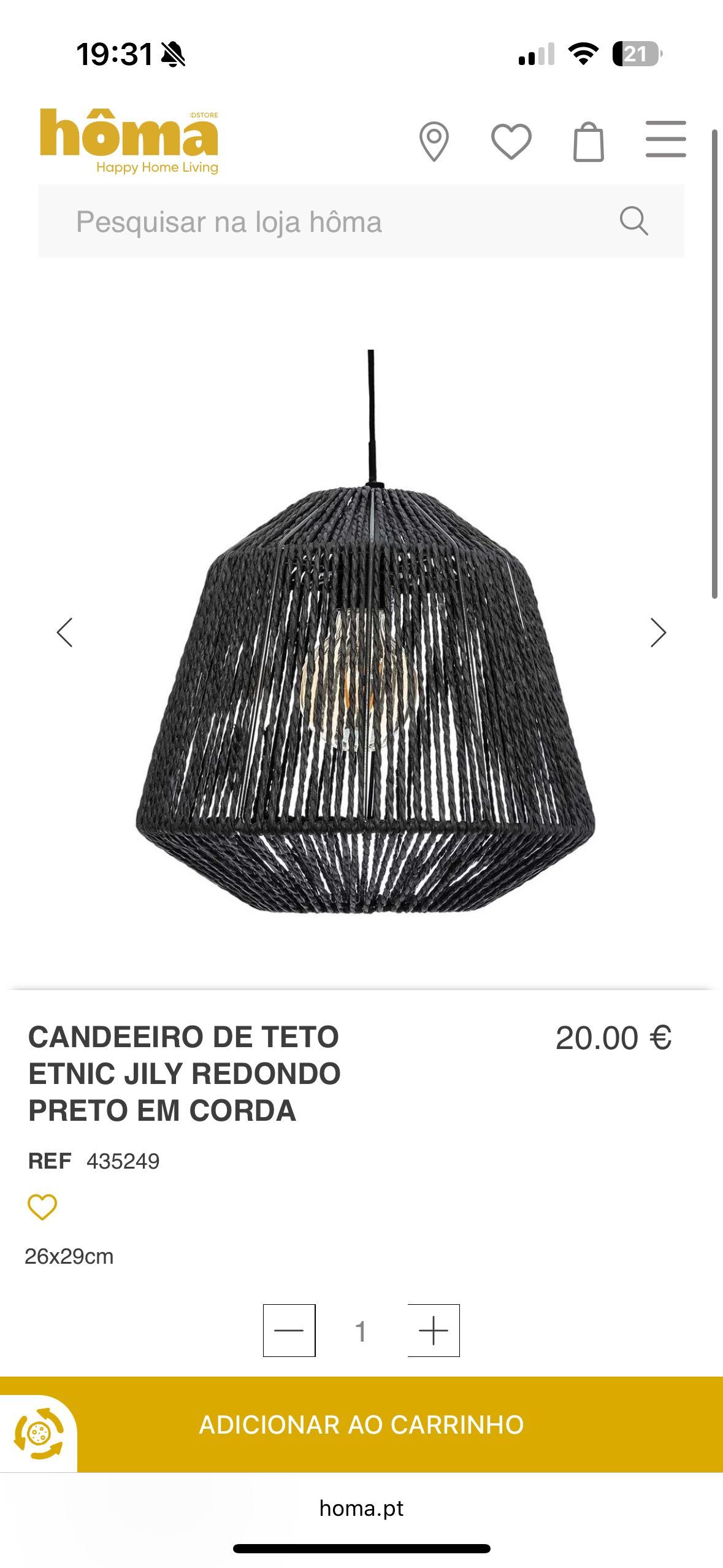 Candeeiros de teto Hôma