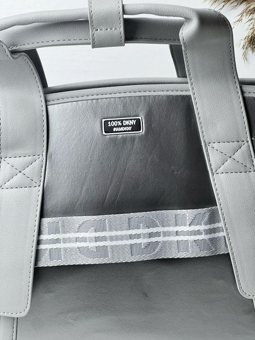 Сумка шопер DKNY сріляста сіра