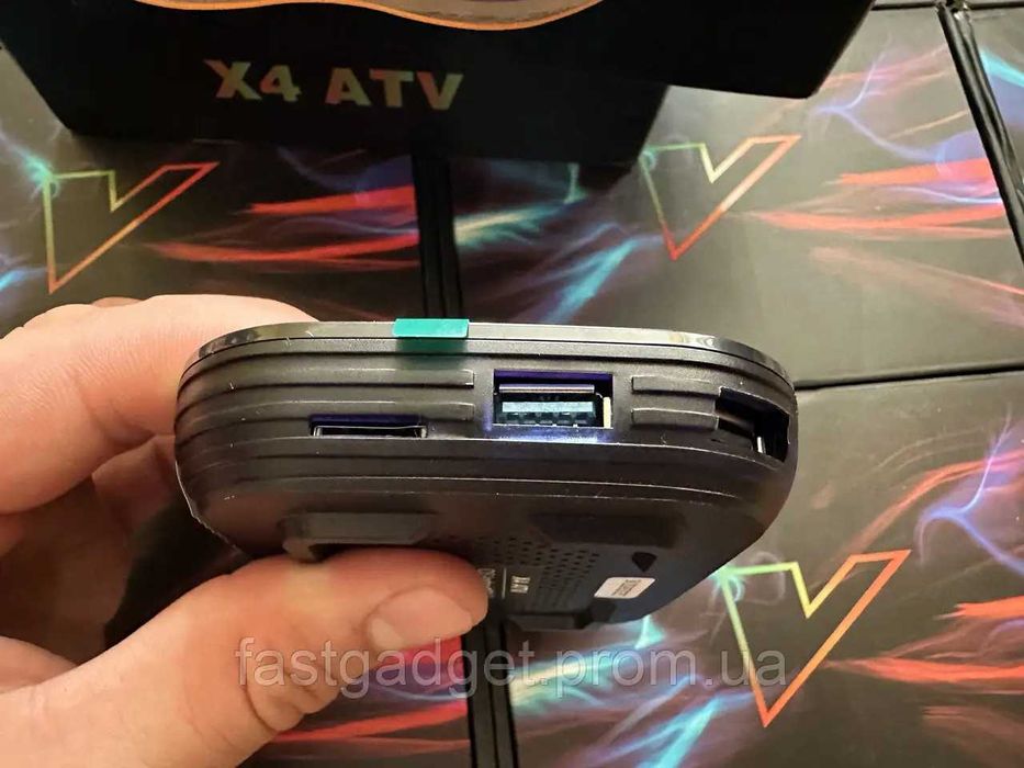 Smart tv приставка VONTAR X4 ATV 4/32  тв бох Android TV 11 box