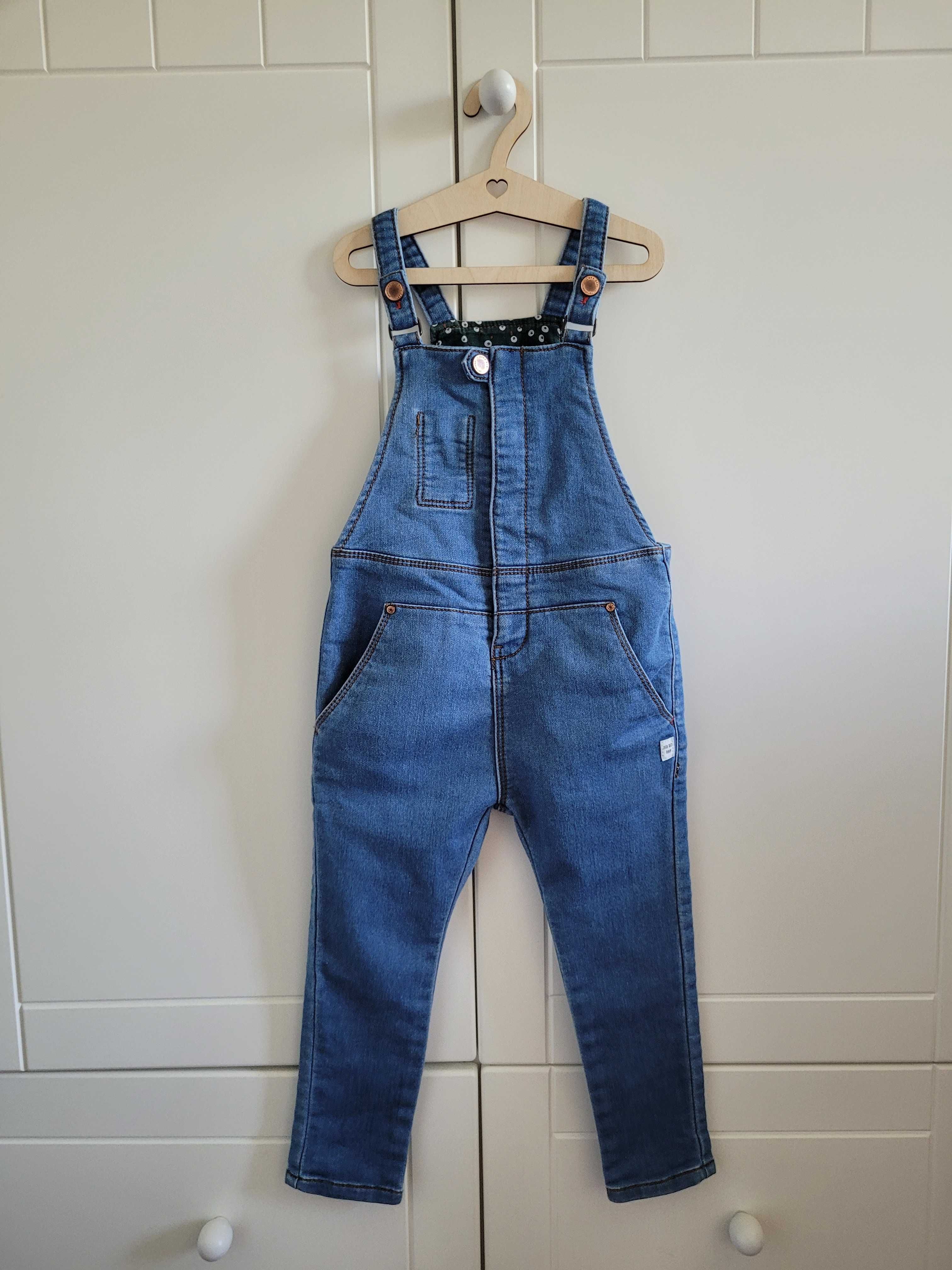 Ogrodniczki Zara 98, długie jeans