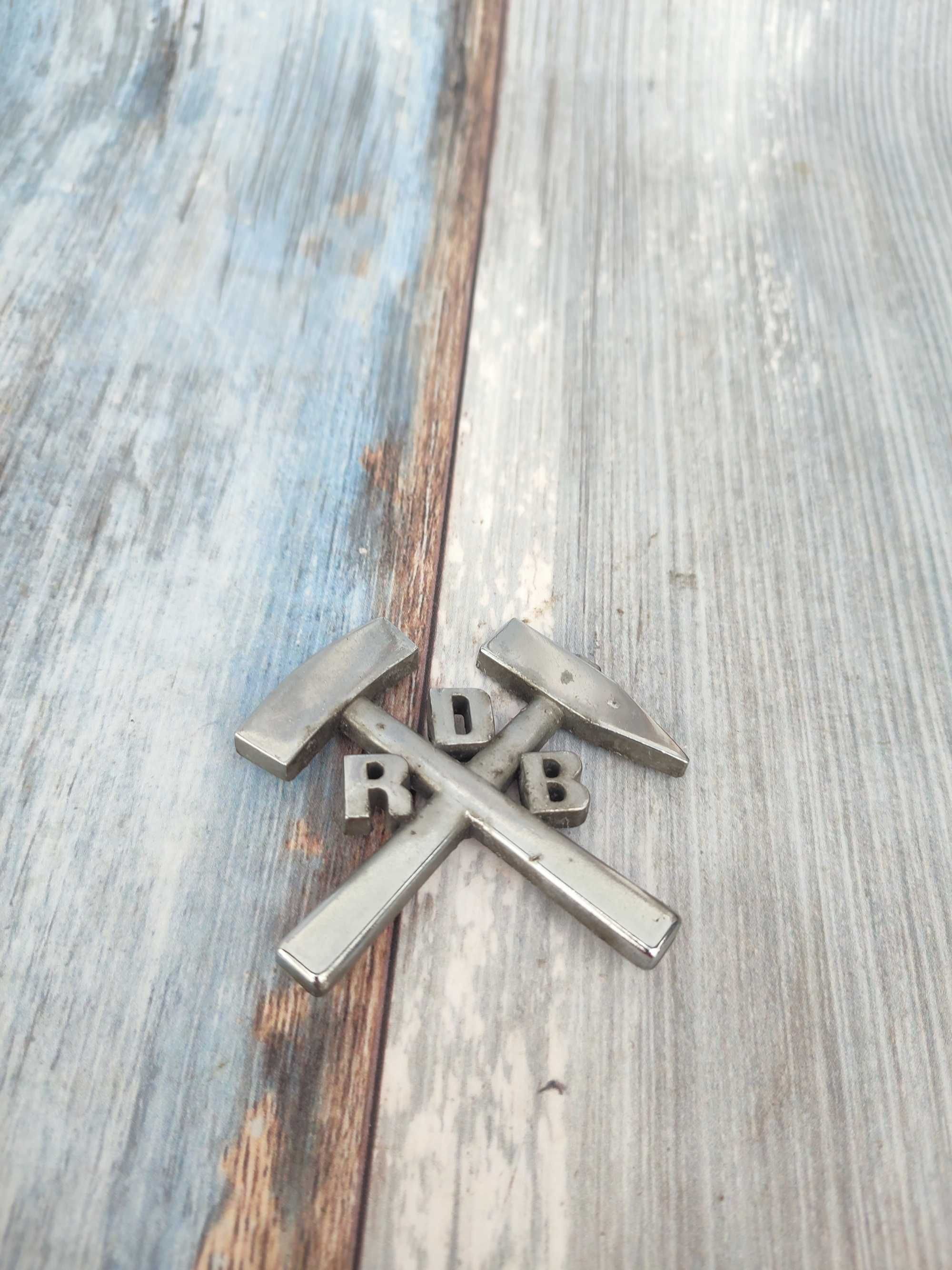 Stary kolekcjonerski Emblemat - Znaczek - Duży - RDB