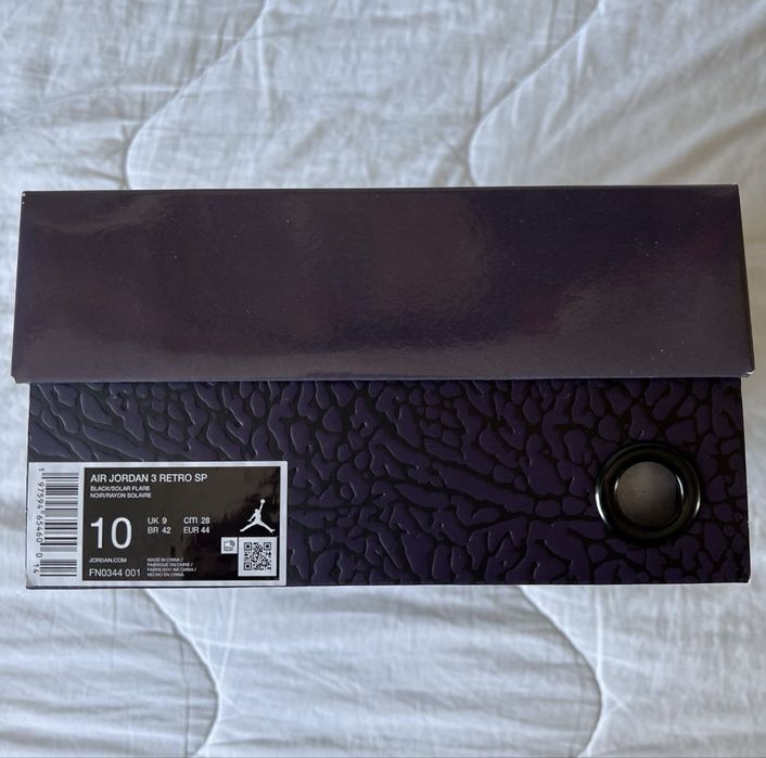 Jordan 3 Balvin Rio - rozmiar 44