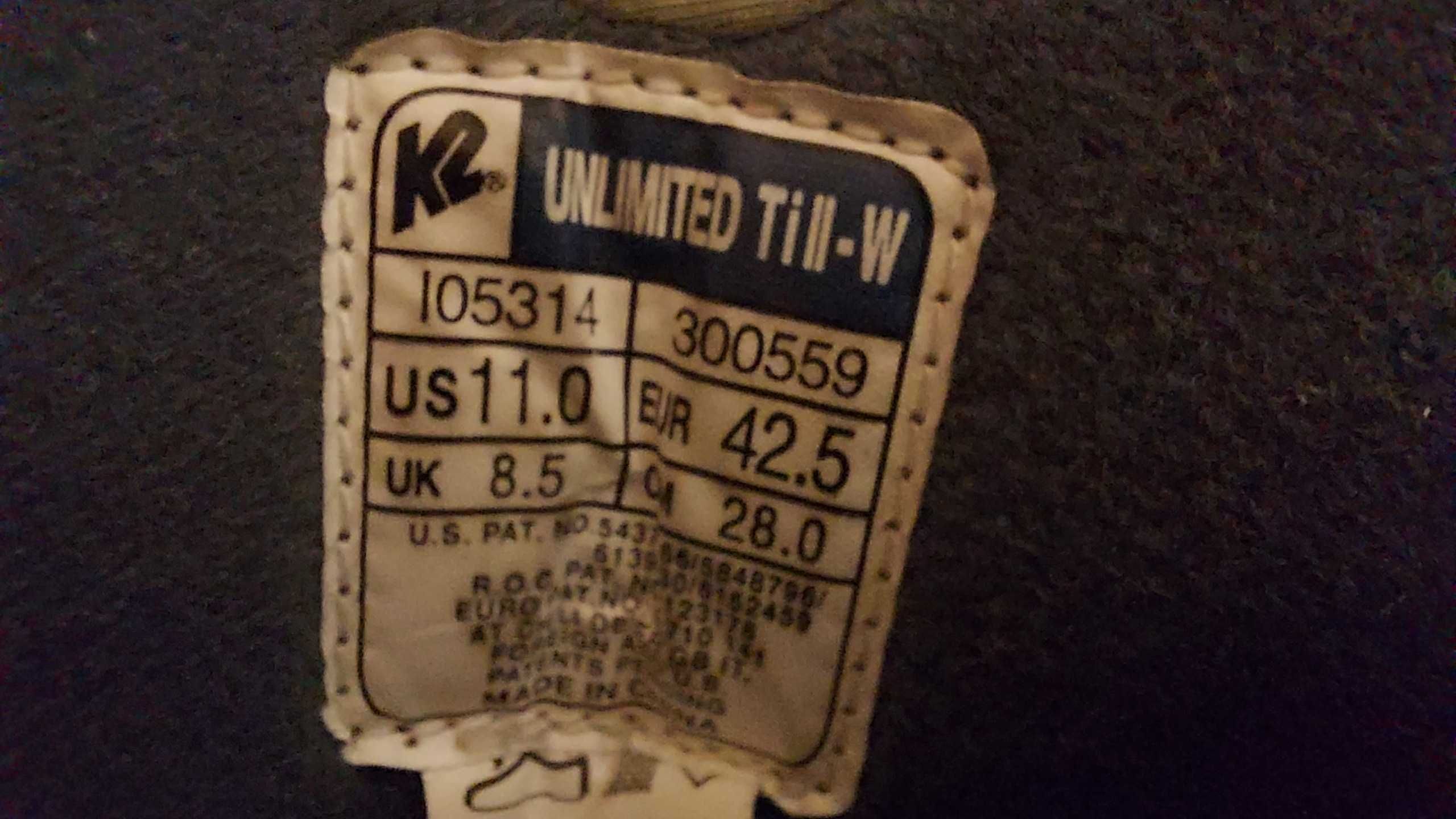 Rolki K2 unlimited Ti II