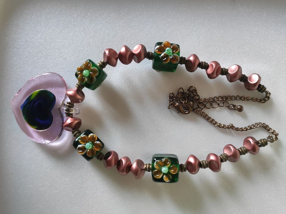 Авторские украшения, Мурано, Чехия, стекло.