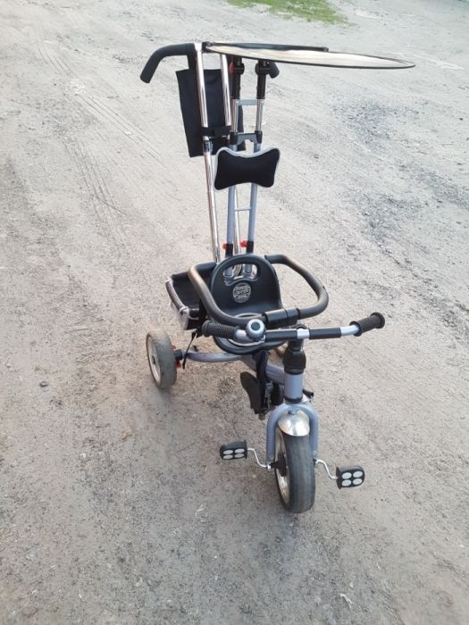 Велосипед коляска дитячий із знімним козирьком від сонця та дощу