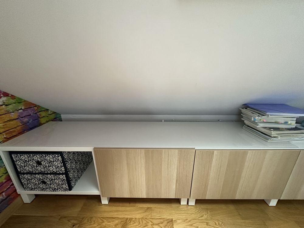 Szafka Ikea Besta front LAPPVIKEN dąb bejcowany