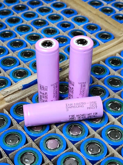 ОПТ! Акум тестовані Samsung 18650 35E 3500mAh ном напруга 3,65В
