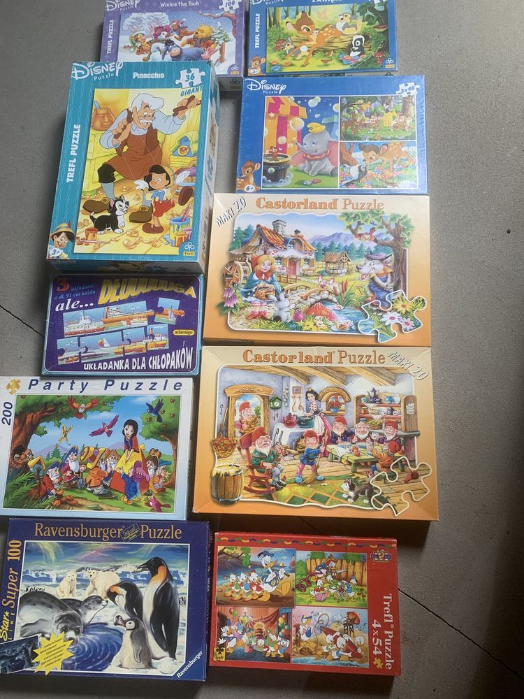 Puzzle różne rodzaje