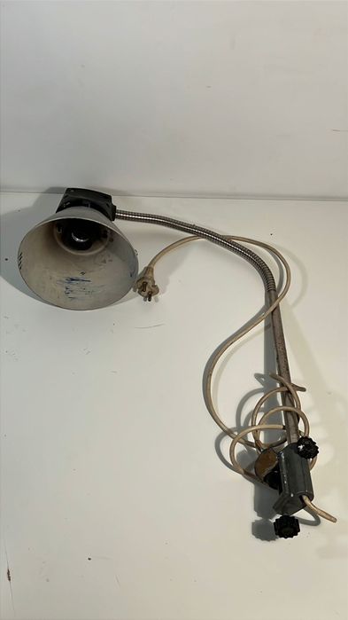 Stara lampa warsztatowa Polamp Wilkasy