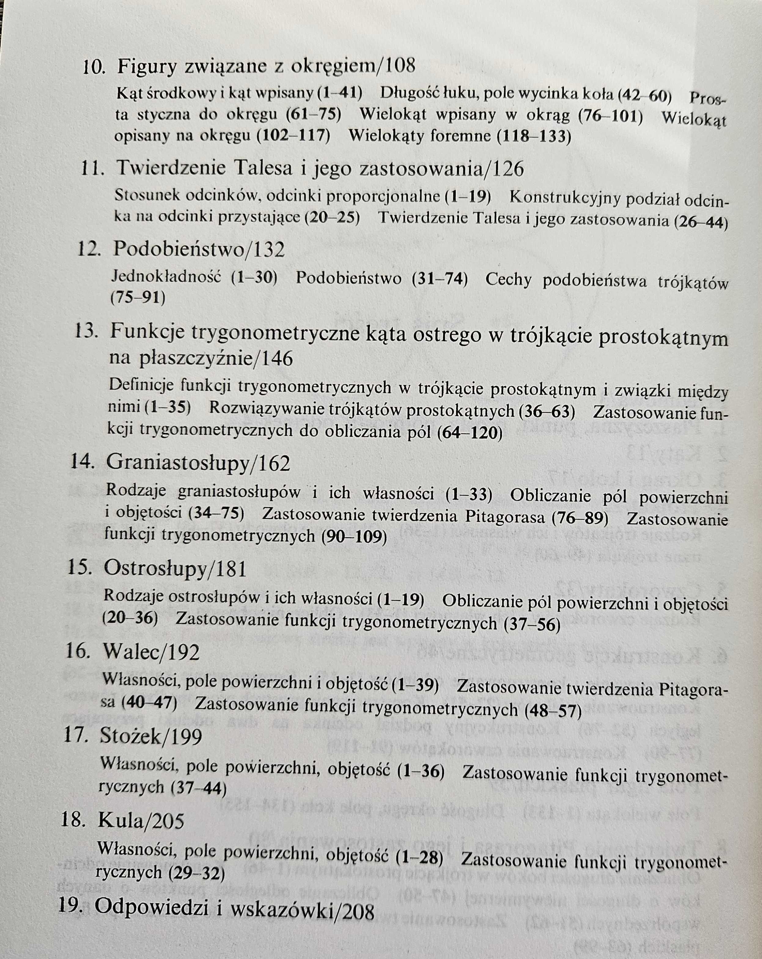 Zbiór zadań z geometrii dla szkoły podstawowej Świst, Zielińska