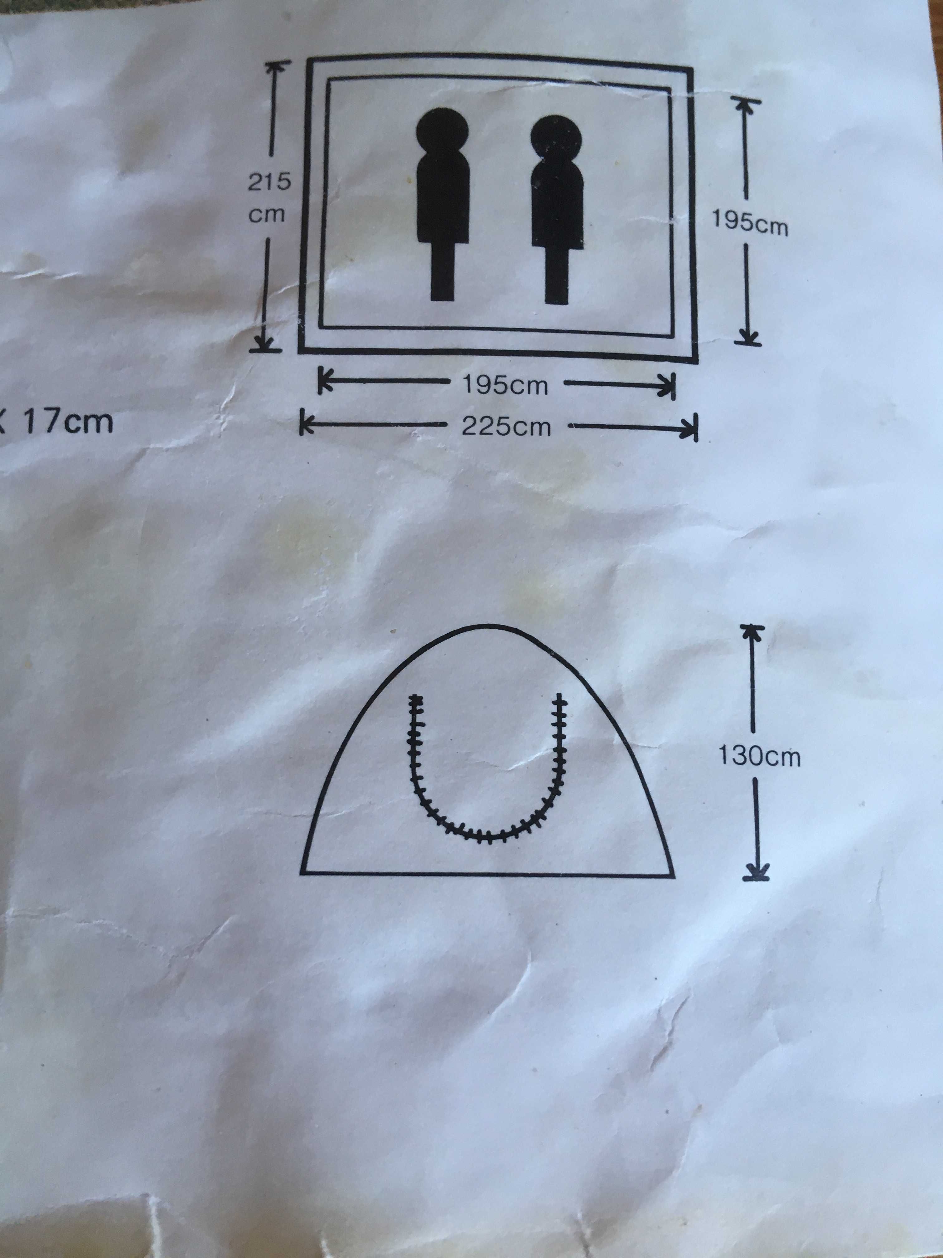 Namiot Niemiecki z podwójnym dachem