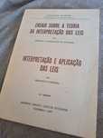 Teoria da Interpretação das Leis - Interpretação e Aplicação das Leis