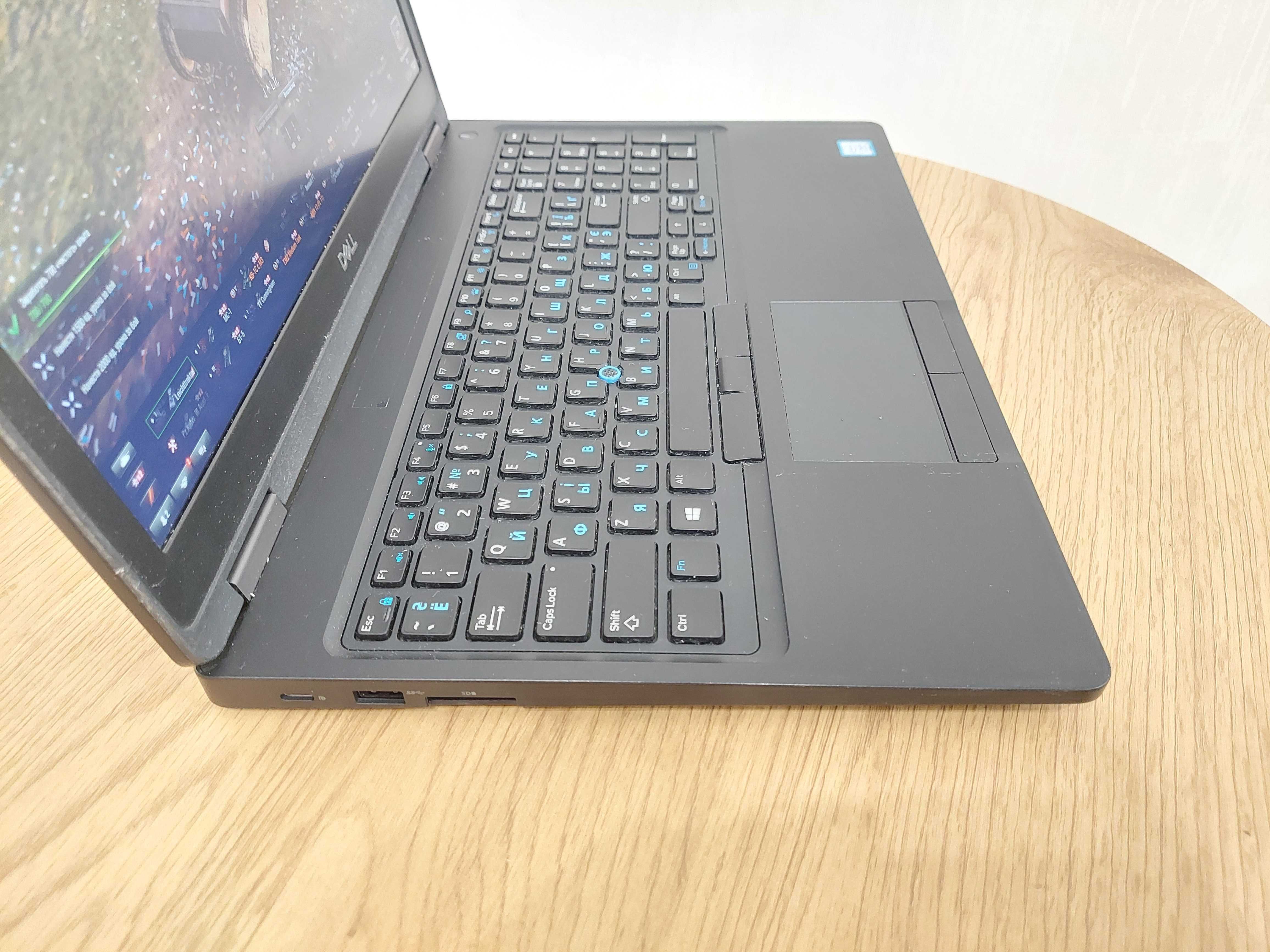 Del Precision i5(8th)/16GB DDR4/256 SSD/Гарантія/Full HD/Батаре5г торг