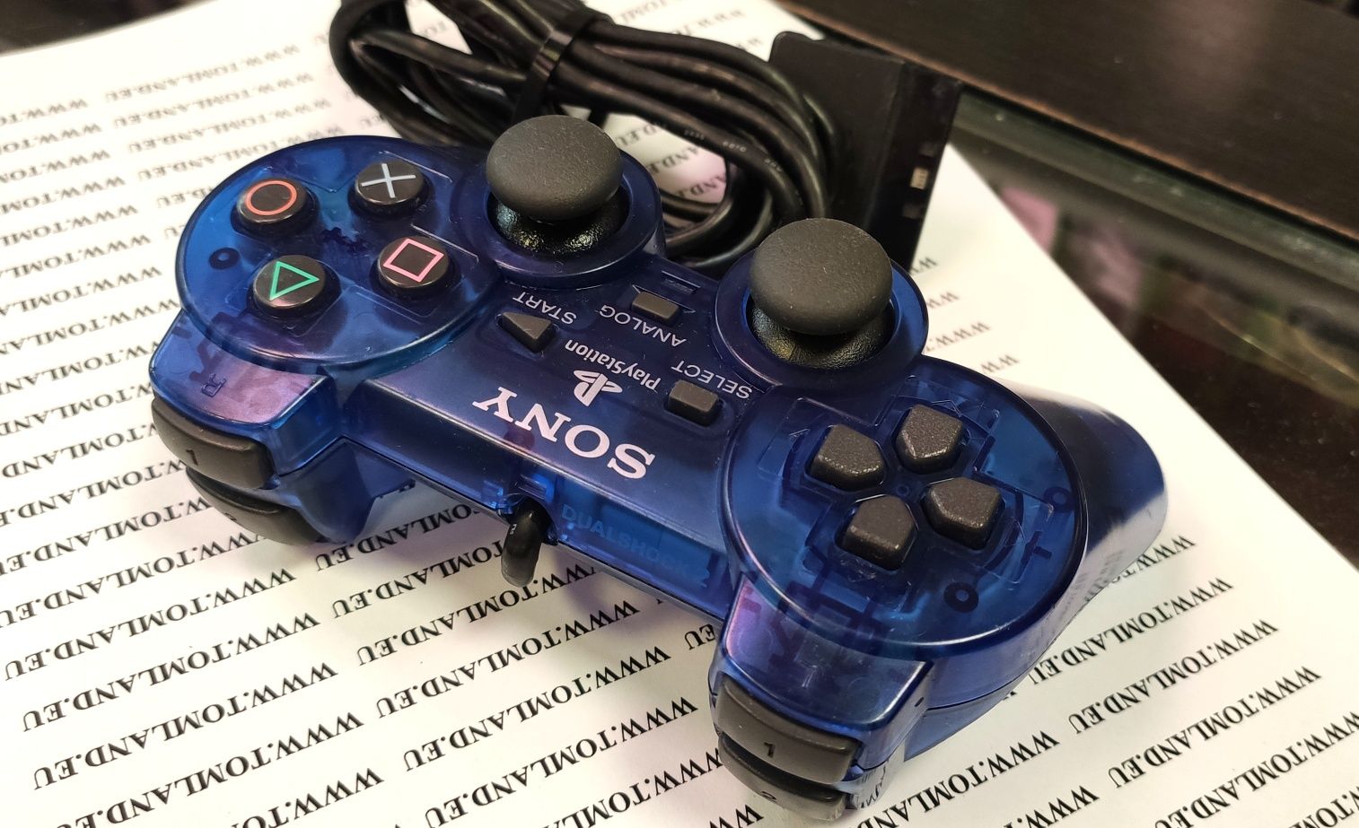 Oryginalny Pad Sony DualShock 2 do PlayStation 2 Niebieski Gwarancja