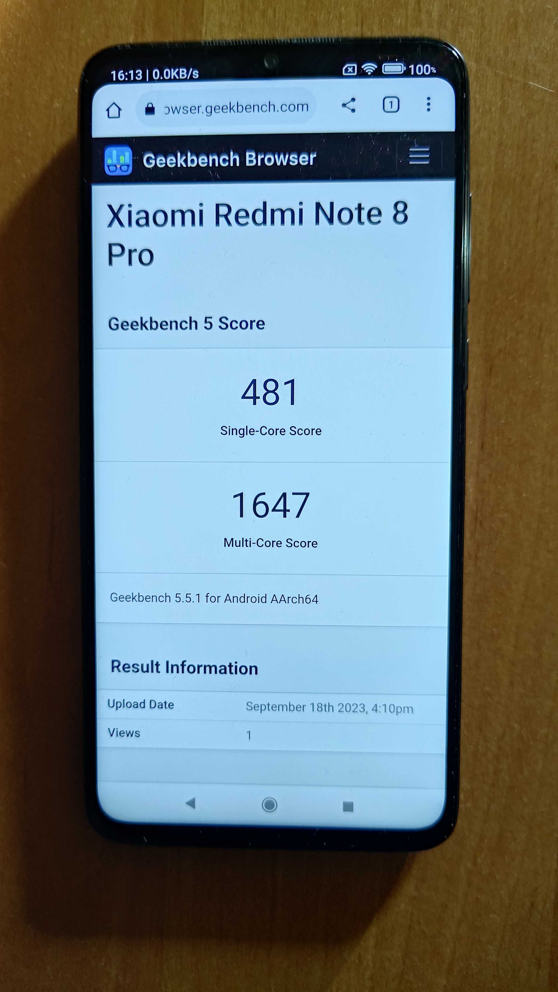 Redmi Note 8 Pro 6/128 szary używany