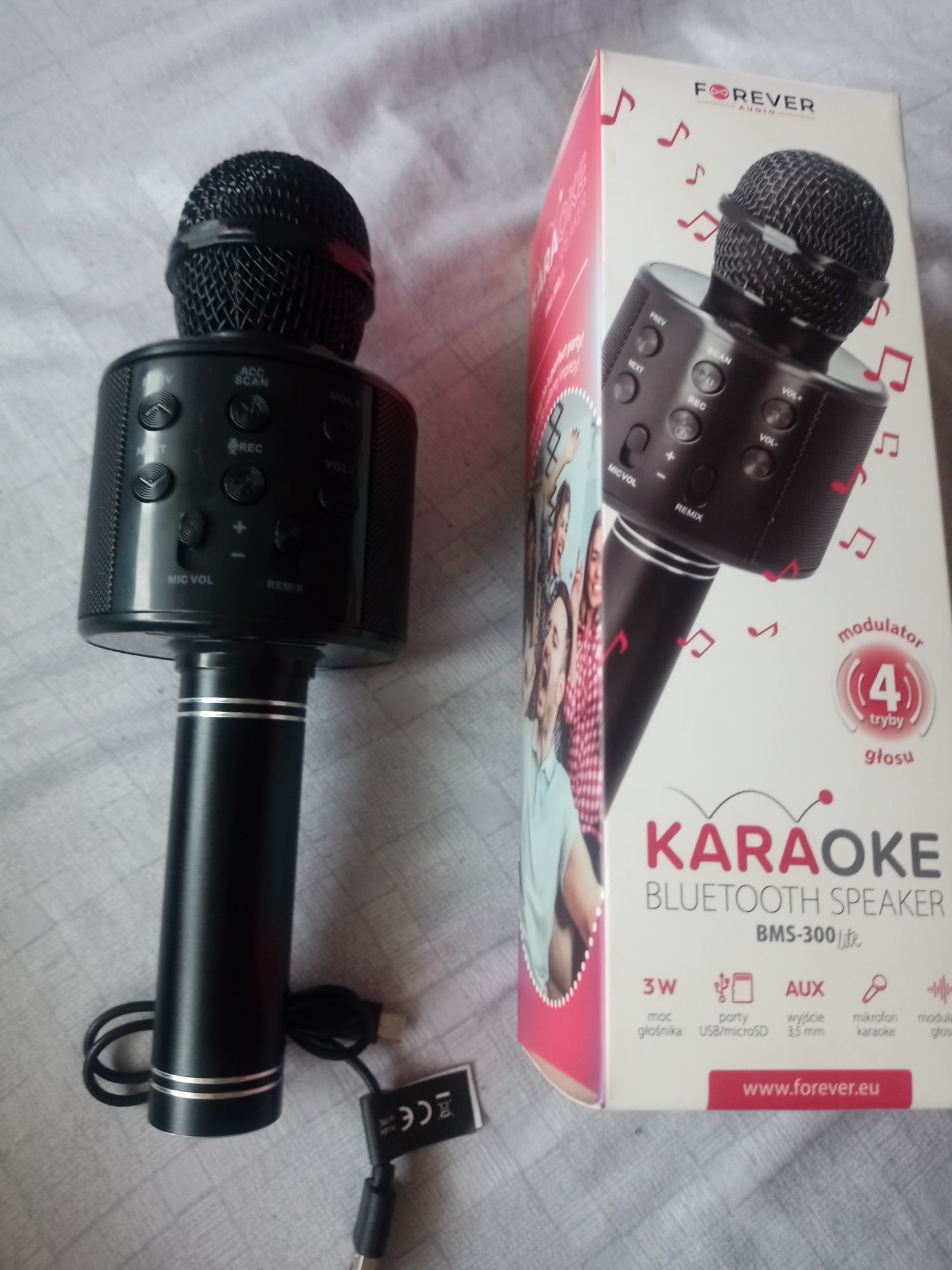 Mikrofon karaoke Forever bluetooth