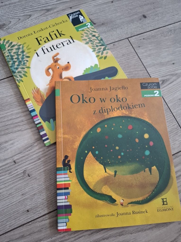 Czytam sobie poziom 2 oko w oko z diplodokiem kocham czytać