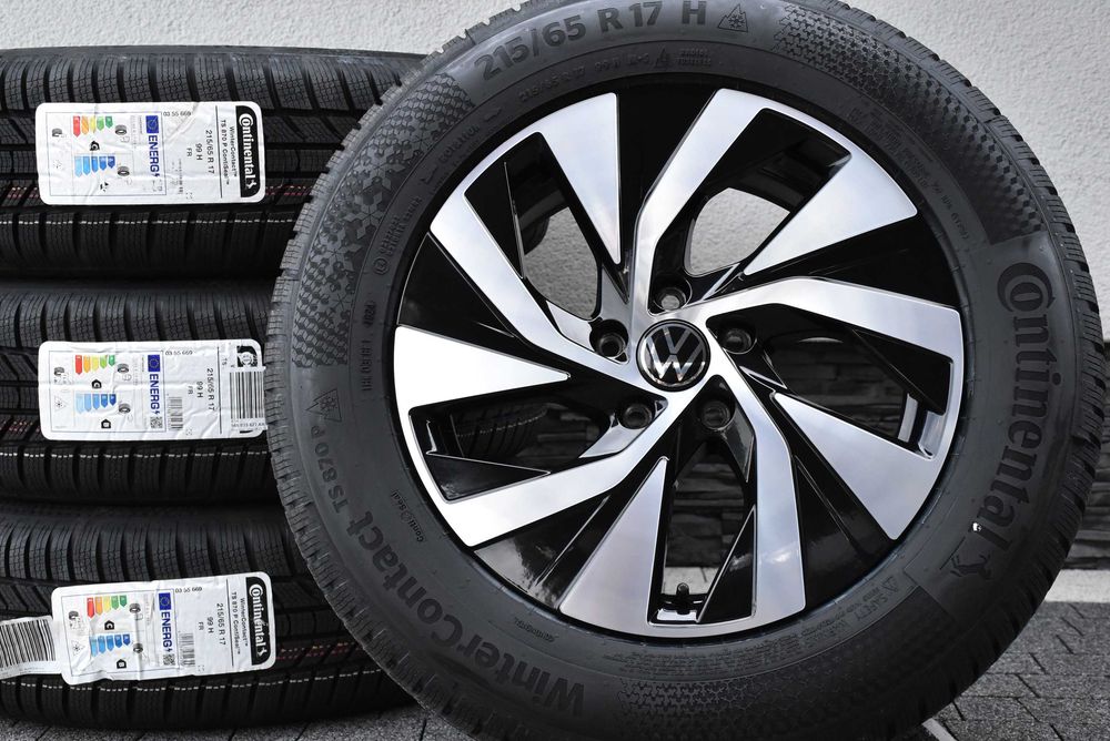 Nowe koła zimowe OEM VW Tiguan Audi Q3 Skoda Kodiaq 17" Continental 24