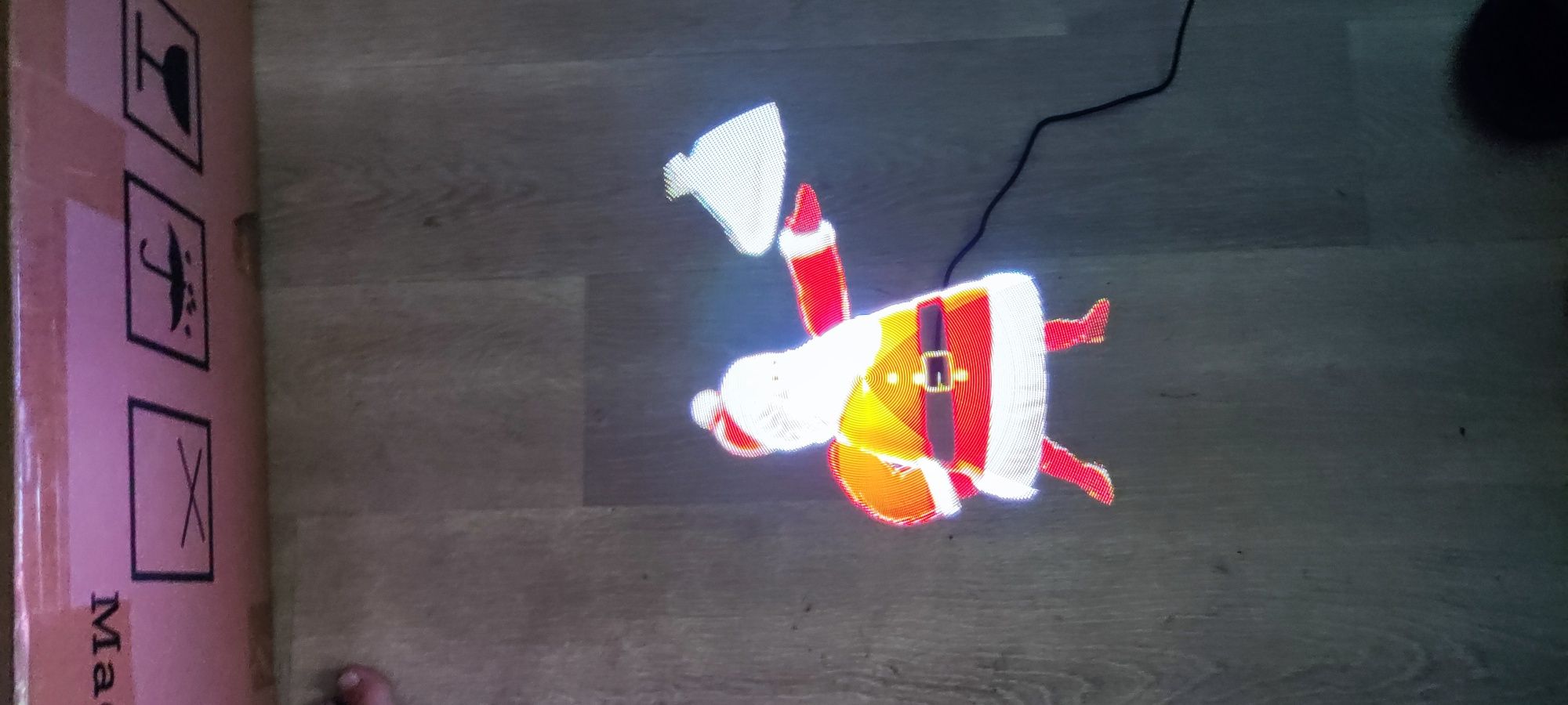 Projektor holograficzny 3D HD 42 cm realistyczne obrazy 3D w powietrzu