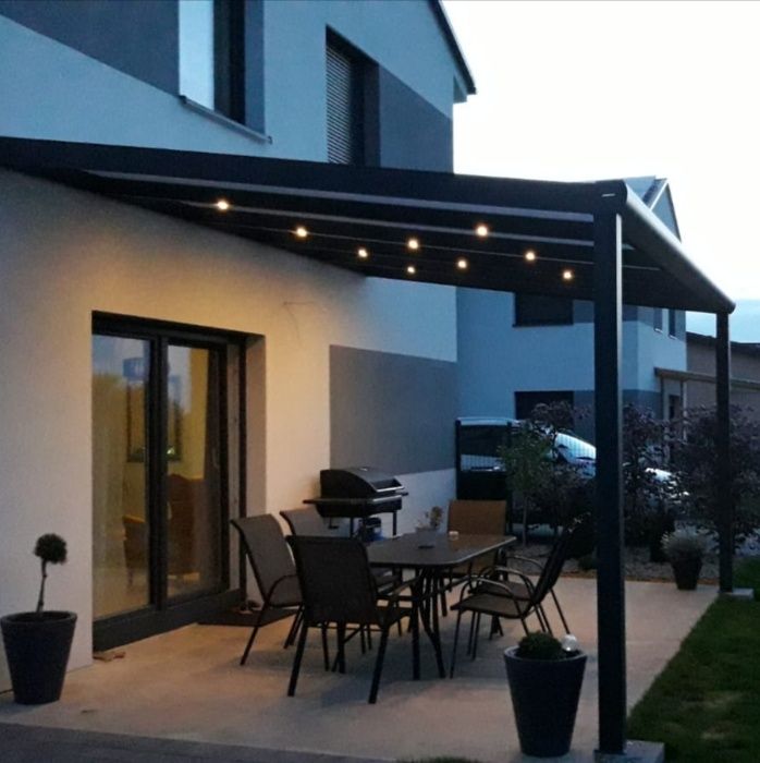 Zadaszenie tarasu, pergola 5,06 x 2,50