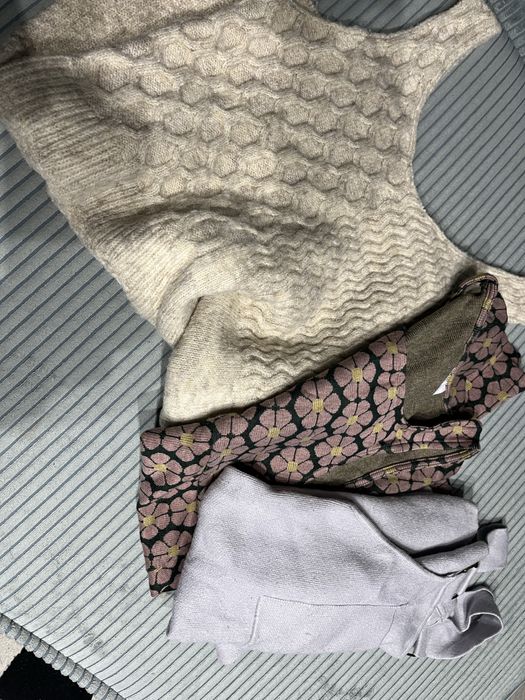 Zara dzianinowa spodnica ogtodniczka 140