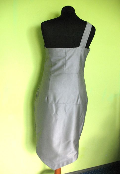 Sukienka - Asymetryczna 42 XL biust 94 cm Simon Wang