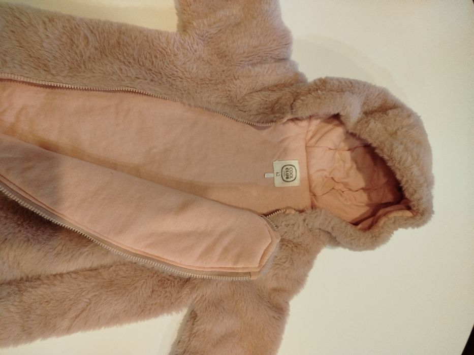 Теплий тедді комбінезон для малюка Cool Club, 62 розміру