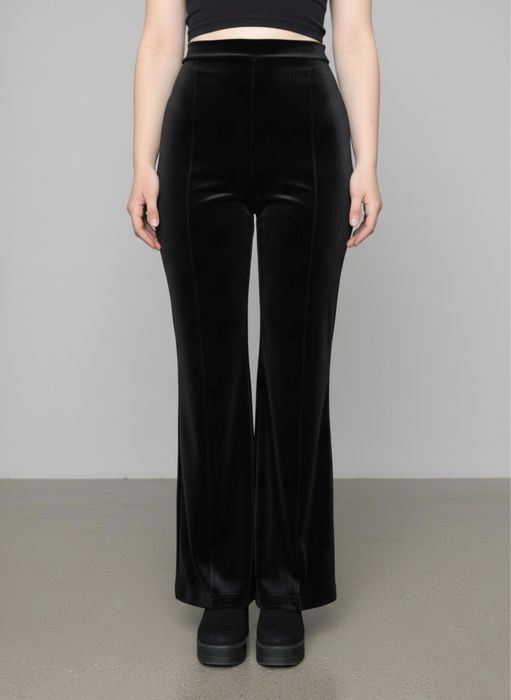 Оксамитові штани кльош, готичний стиль, бархатні