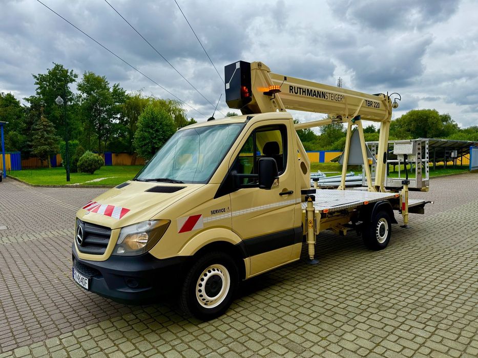 Ruthmann TBR 220 (22m w bok 16,4m)Mercedes Sprinter  Podnośnik koszowy, zwyżka (wumag, palfinger, multitel,gsr,cte,CMC)