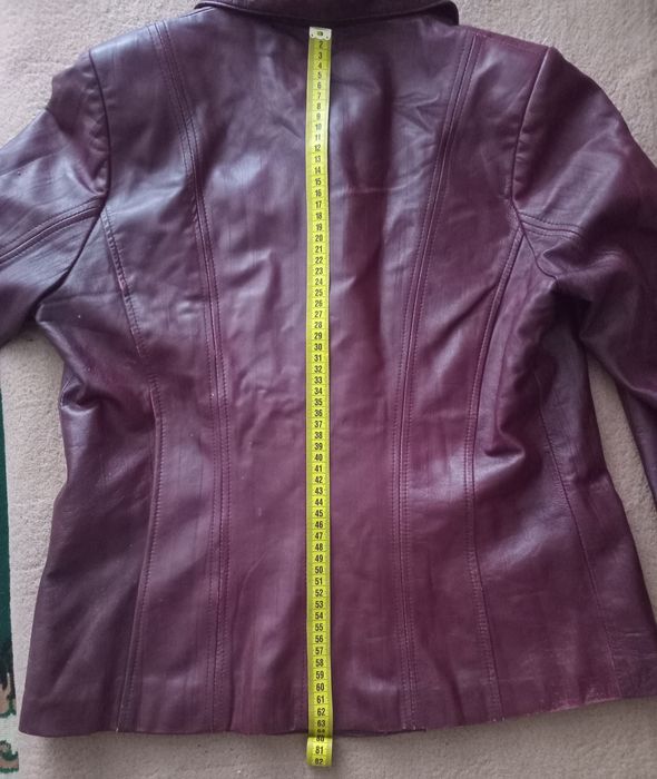 Шкіряний жіночий піджак