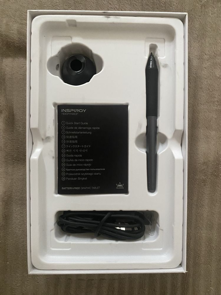 Tablet graficzny Huion H640P Czarny