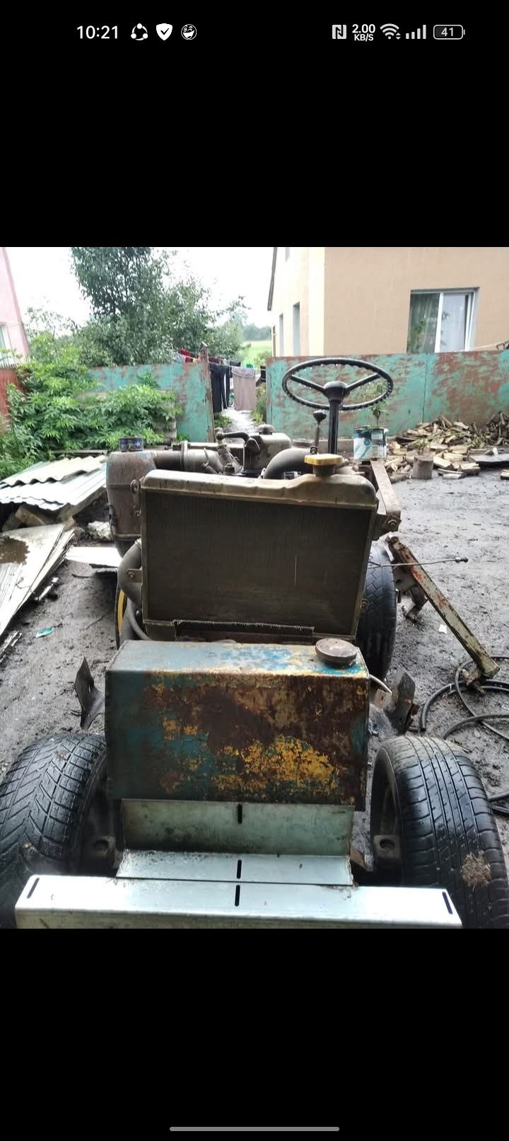 Трактор саморобний