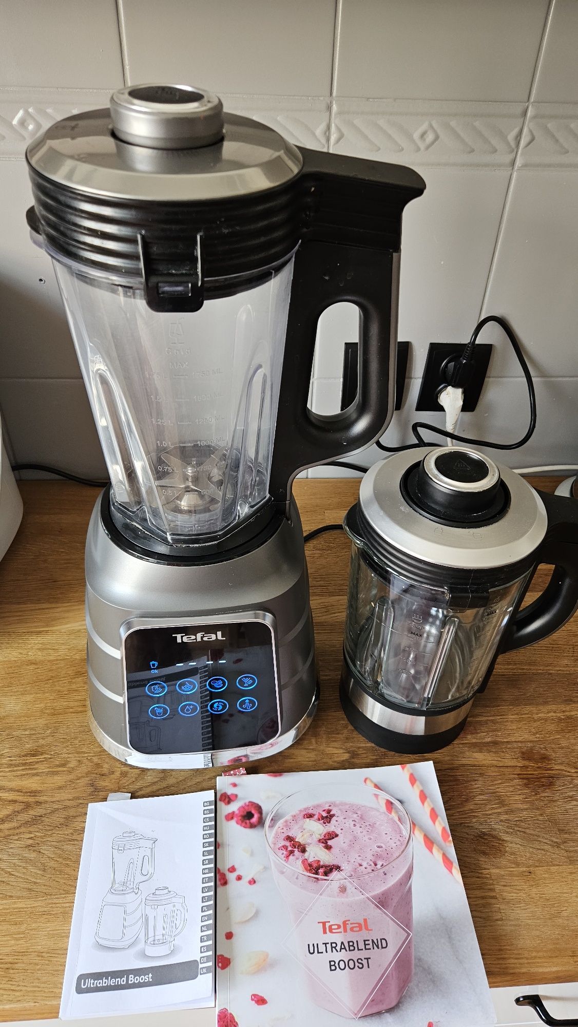 Blender Tefal Ultrablend boost vacuum próżniowy,2 kielichy