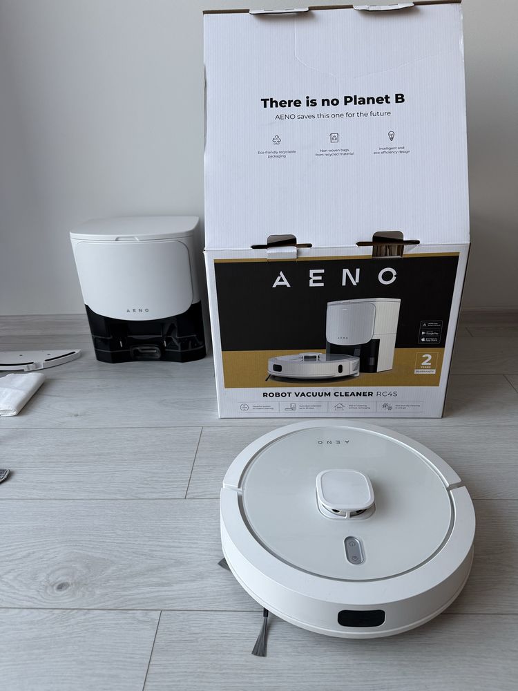 Robot Sprzątający Odkurzacz AENO RC4S Odkurzanie + Mopowanie