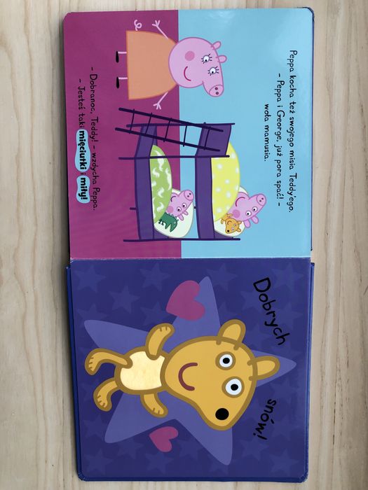 Książka sensoryczna Peppa kocha dla dzieci w wiek 12m+