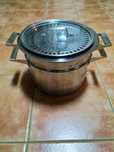 Panela Cozer a Vapor Inox - 2 patamares (Como Novo).
