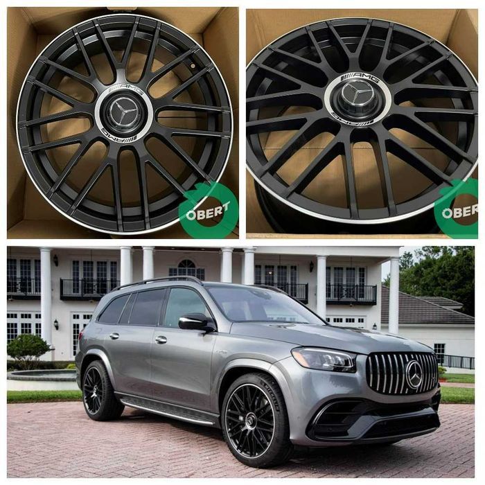 Новые разноширокие диски AMG 5*112 R22 на Mercedes Gls X167 Gle V167