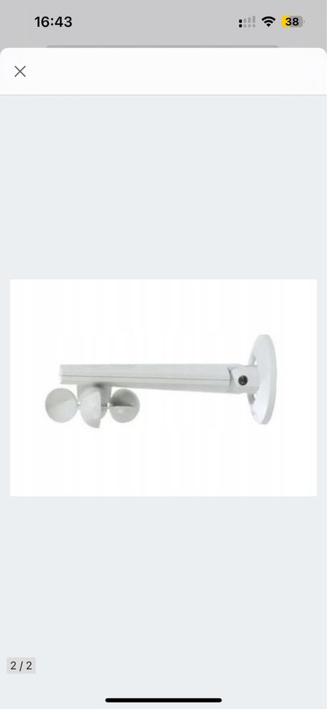 Somfy Eolis WireFree io - czujnik wiatrowy do fasady