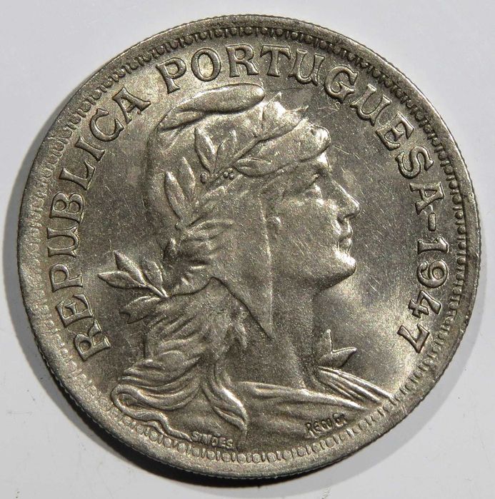 Republica Portuguesa - 50 Centavos 1947 Bela 9€